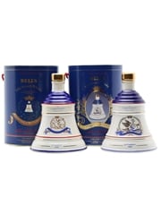 2 x Bell's Decanters Eugenie & Beatrice 75cl
