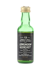 Longmorn Glenlivet 13 Year Old Bottled 1970s - Cadenhead's 5cl / 46%