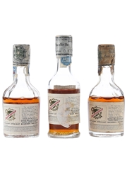 Old Fitzgerald Original Sour Mash Bottled 1960s-1970s - Stitzel-Weller 3 x 5cl / 43%