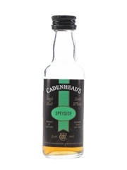 Speyburn Glenlivet 21 Year Old Bottled 1990s-2000s - Cadenhead's 5cl / 60.2%