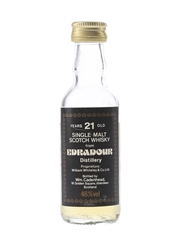 Edradour 21 Year Old Bottled 1980s - Cadenhead's 5cl / 46%