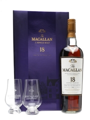 Macallan 18 Years Old Glasses Set 1990 and earlier 70cl