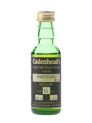Port Ellen 15 Year Old Bottled 1980s - Cadenhead's Chess Set 5cl / 40%