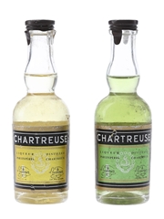 Chartreuse Green & Yellow Bottled 1960s-1970s - Soffiantino 2 x 3cl