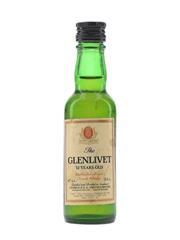 Glenlivet 12 Year Old Bottled 1970s - Giovinetti 3.8cl / 43%