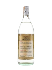 Bacardi Carta Blanca Bottled 1960s-1970s - Spain 100cl