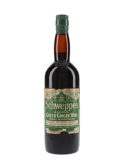 Schweppes Alcoholic Green Ginger Wine Bottled 1950s 75cl / 14%