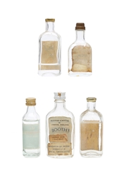 Assorted Dry Gins 5 x Miniature 