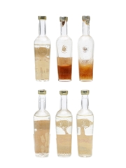 Assorted Liquore Strega Liqueurs Bottled 1960s & 1970s 6 x 3cl