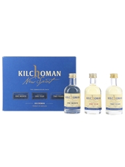 Kilchoman New Spirit - The Connoisseurs Pack One Month, One Year & Two Year 3 x 5cl
