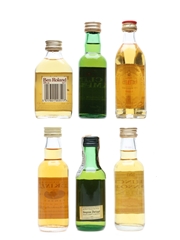 Assorted Blended Scotch Whisky Ben Roland, Clan Campbell, Grant's, Mackinlay, Passport Scotch & Prince Consort 6 x 5cl