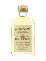 Glenury-Royal 12 Year Old Bottled 1980s - Gordon & MacPhail 5cl / 40%