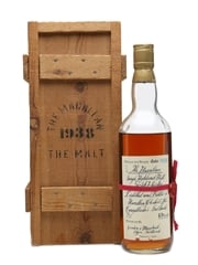 Macallan 1938 Handwritten Label