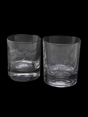 Branded Whisky Glasses Glen Grant & Edradour 
