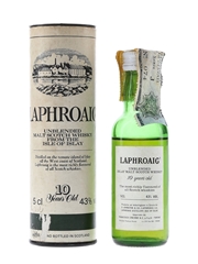 Laphroaig 10 Year Old Bottled 1980s - Pre Royal Warrant 5cl / 43%