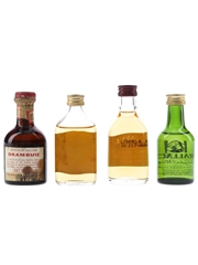 Drambuie, Glayva & Wallace Scotch Whisky Liqueurs 4 x 5cl