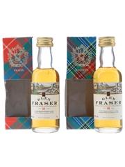 Glen Fraser 8 Year Old Bottled 1990s - Strathnairn Whisky Ltd. 2 x 5cl / 40%