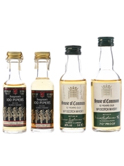 House Of Commons & Seagram's Bottled 1970s-1980s 4 x 5cl / 40%