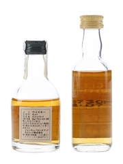 Glen Elgin & Glenrothes Bottled 1980s 2 x 5cl