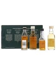 Whiskies Of The World Bushmills, Famous Grouse, Jack Daniels & Swn Y Mor 4 x 5cl / 40%