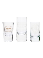 Ben Nevis, Glent Grant & Macgregor Whisky Shot Glasses 
