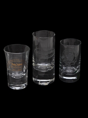 Ben Nevis, Glent Grant & Macgregor Whisky Shot Glasses 