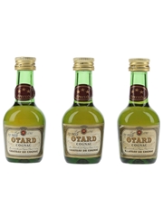 Otard 3 Star Special Bottled 1970s 3 x 3cl