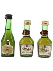 Otard 3 Star Special Bottled 1970s-1980s 3 x 3cl
