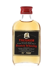 Talisker 70 Proof Gordon & MacPhail Bottled 1970s - Black Label Gold Eagle 5cl / 40%
