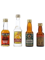 Assorted Rums Hansen, Istra, La Mauny, St Gillies 4 x 3cl-5cl