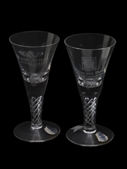 Blair Athol & Highland Park Glencairn Crystal Copita Glasses 