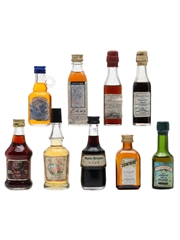 9 x Assorted Liqueur Miniatures 