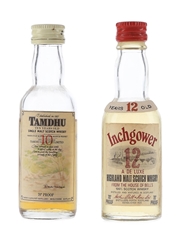 Inchgower 12 Year Old & Tamdhu 10 Year Old Bottled 1970s 2 x 5cl / 40%