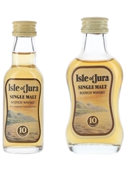 Isle Of Jura 10 Year Old Bottled 1980s 2 x 3cl-5cl / 40%