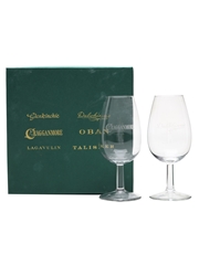 Branded Whisky Nosing Glasses Cragganmore & Dalwhinnie 