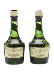 Benedictine DOM Liqueur Bottled 1980s 2 x 34cl