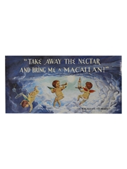 Macallan Poster 'Take away the nectar and bring me a Macallan' 60cm x 30cm