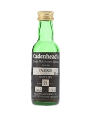 Talisker 21 Year Old Bottled 1980s - Cadenhead's Chess Set 5cl / 46%