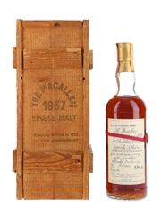 Macallan 1957 Handwritten Label