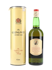 Glenlivet 12 Year Old Bottled 1980s-1990s - Duty Free 100cl / 43%