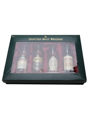 Selected Malt Whiskies Set Tamnavulin, Tamdhu, Glen Grant, Tullibardine 4 x 5cl / 40%