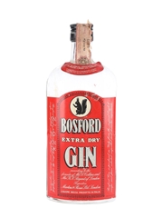 Bosford Extra Dry London Gin Bottled 1970s - Martini & Rossi 75cl / 43%