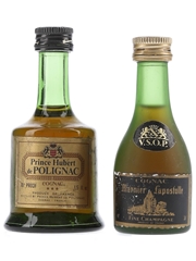 Prince Hubert De Polignac & Marnier Lapostolle Bottled 1970s-1980s 2 x 3cl-4cl / 40%