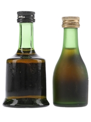 Prince Hubert De Polignac & Marnier Lapostolle Bottled 1970s-1980s 2 x 3cl-4cl / 40%