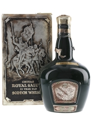 Royal Salute 21 Year Old Bottled 1980s - Green Wade Ceramic Decanter 75cl / 40%
