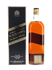 Johnnie Walker Black Label 12 Year Old Bottled 1970s-1980s - Duty Free 114cl / 43.5%