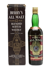 Berry Bros All Malt 12 Years Old Bottled 1980s 75cl / 43%