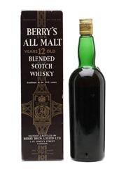 Berry Bros All Malt 12 Years Old Bottled 1980s 75cl / 43%