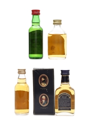 Justerini & Brooks And Long John Bottled 1970s-1980s 4 x 5cl
