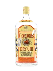 Gordon's Dry Gin Bottled 1970s - Duty Free 112.5cl / 43%